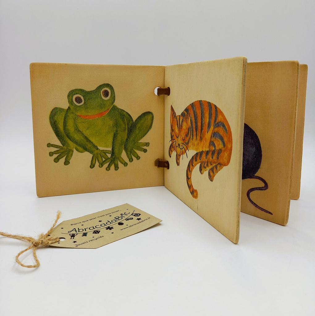 Livre imagé en bois vintage - SiEBERT SPiEL AG