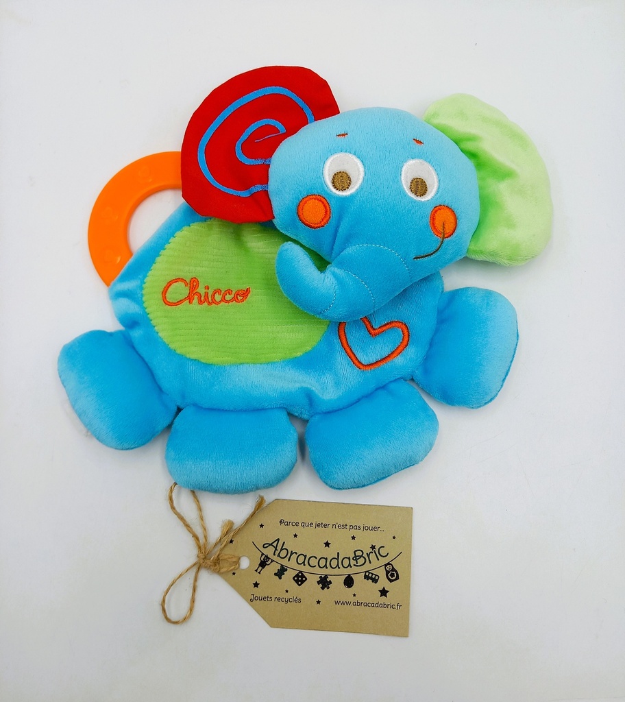 Doudou plat éléphant 24cm - CHiCCO