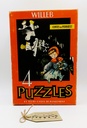 Puzzle 4x40p contes de Perrault vintage - WiLLEB