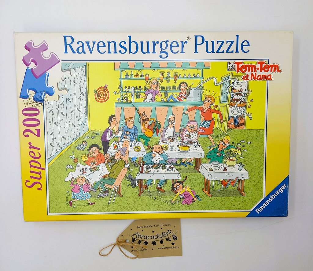 Puzzle Tom Tom et Nana "A la bonne fourchette" 200p - RAVENSBURGER 