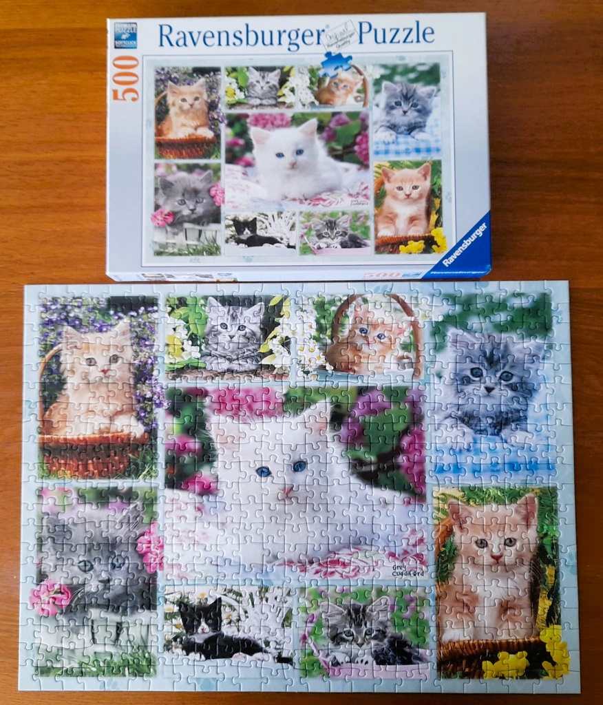 Puzzle Chatons dans leurs corbeilles 500p - RAVENSBURGER 