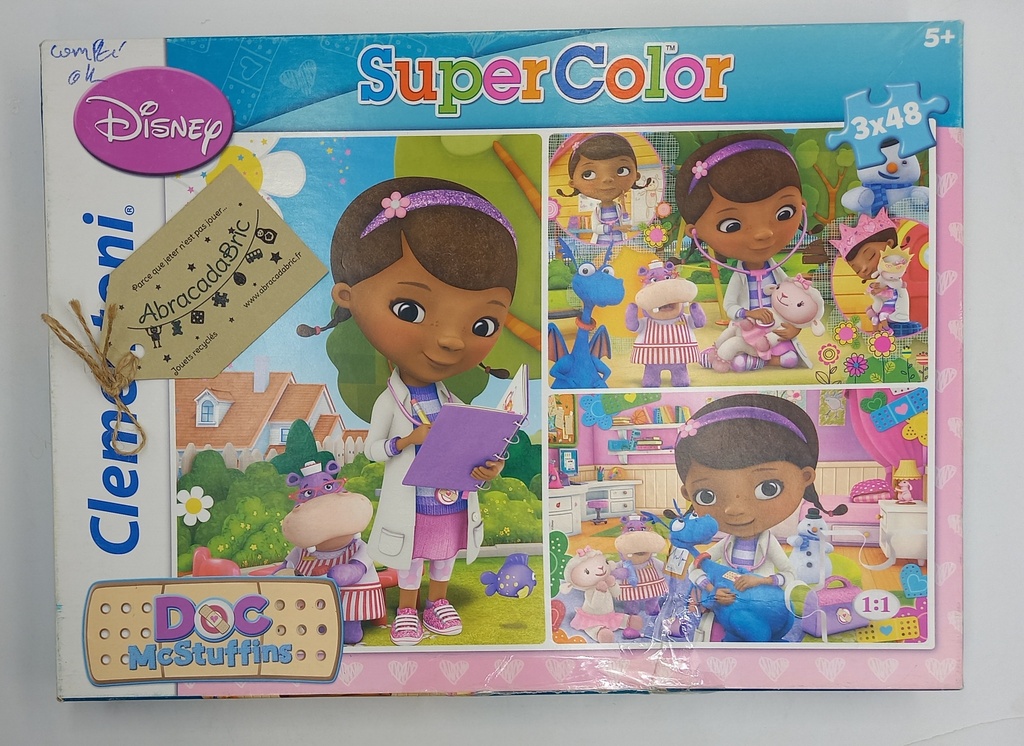 Puzzle Docteur la peluche 2x48p - CLEMENTONi