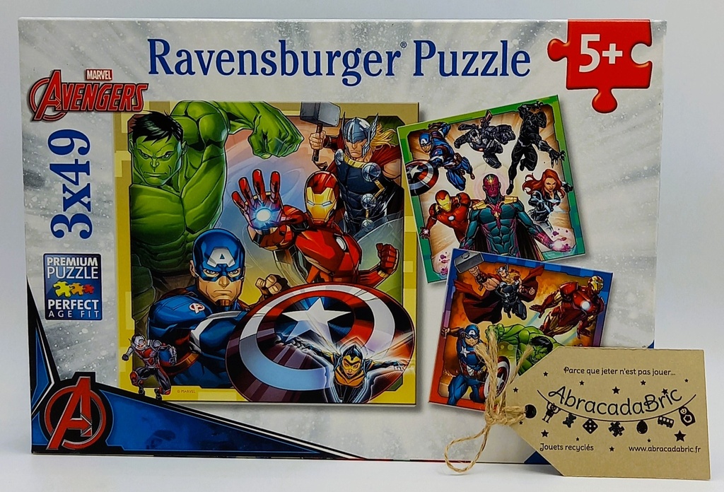Puzzle "Avengers" 3x49p - RAVENSBURGER 
