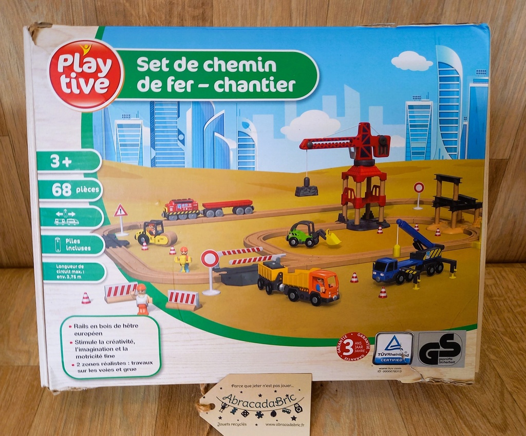 Set de chemin de fer, chantier - PLAYTiVE 
