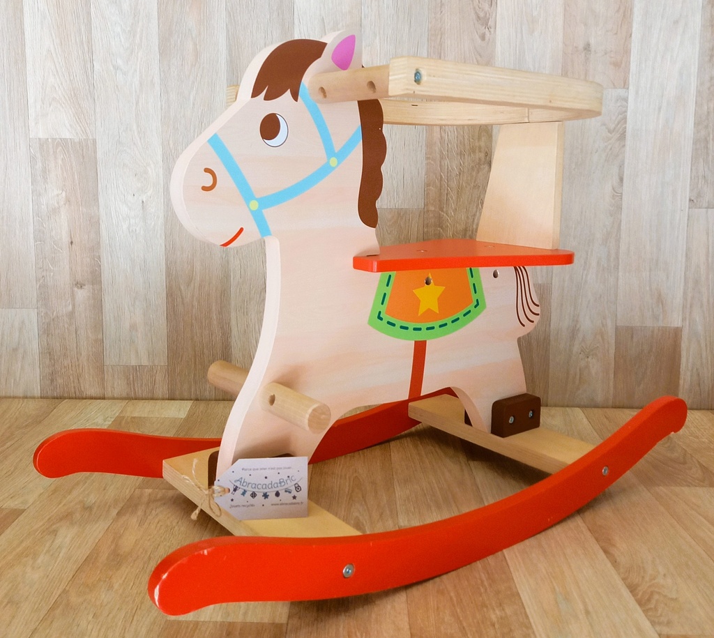 Cheval à bascule en bois -PLAYTiVE