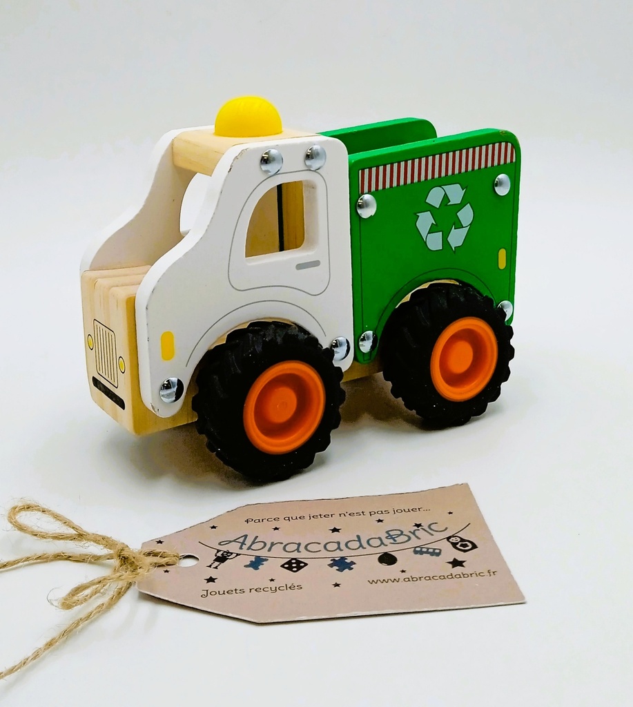 Camion poubelle en bois - ZD TRADiNG