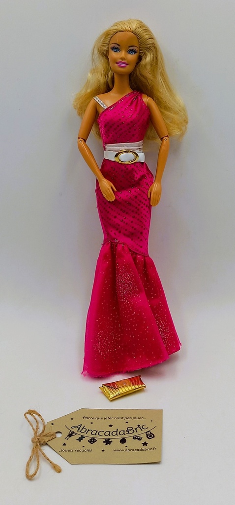 Poupée mannequin robe de soirée 