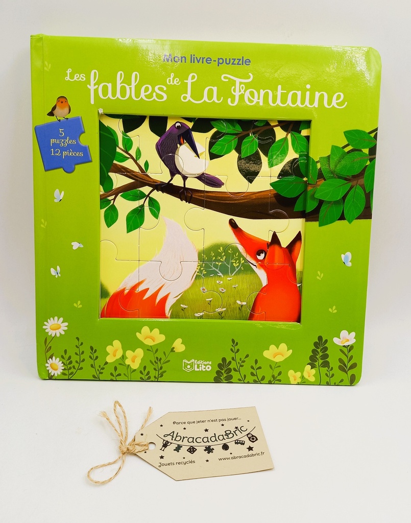 Mon livre puzzle "Les fables de la Fontaine" - LiTO 