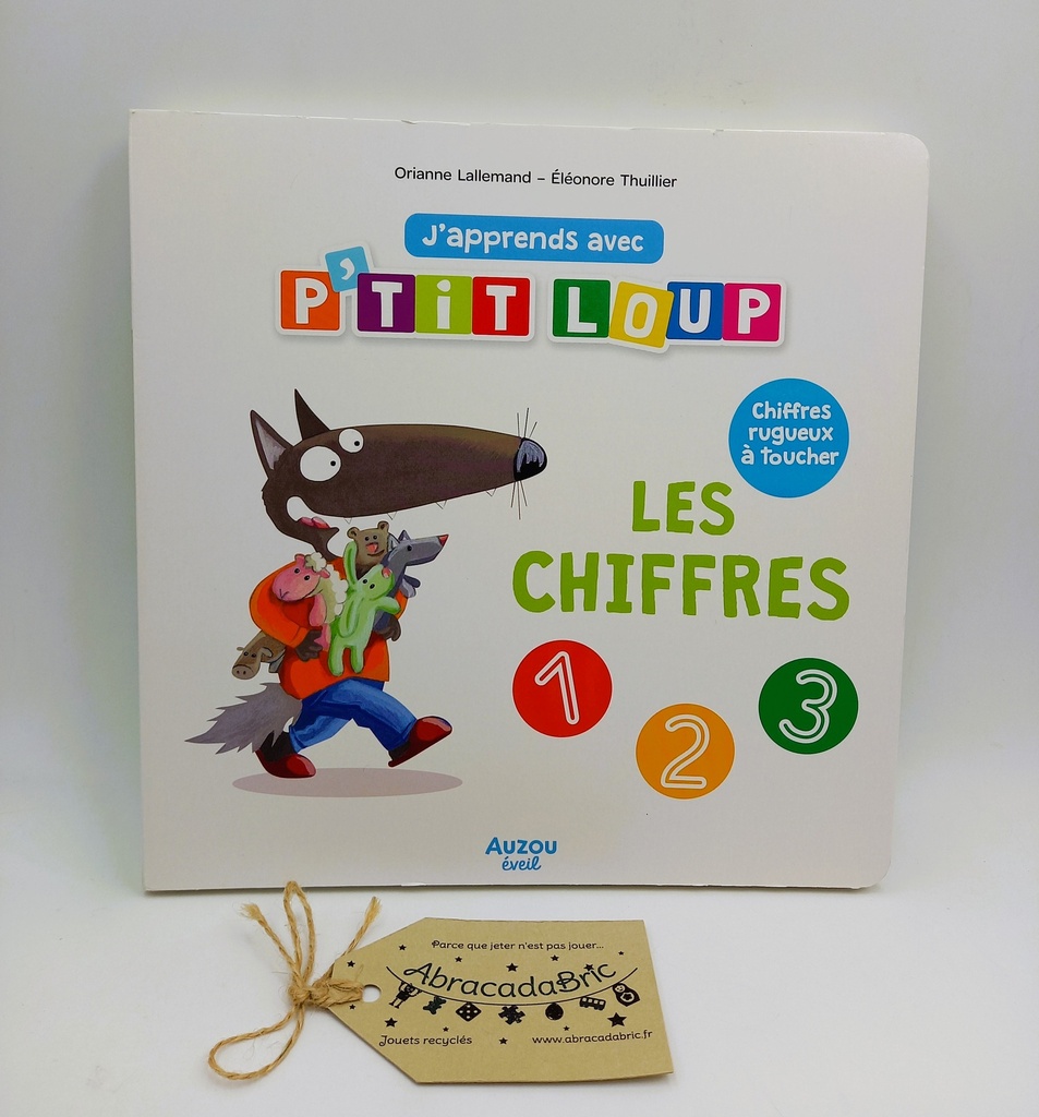 J'apprends avec P'tit loup, "les chiffres" - AUZOU  