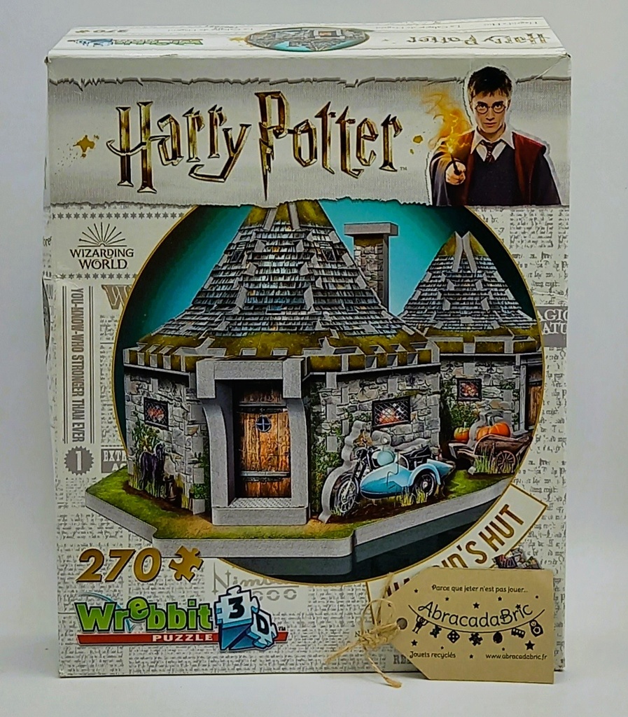 Puzzle 3D 270p "La cabane de Hagrid"- WREBBiT 
