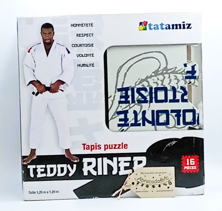 Tapis puzzle Teddy Riner - TATAMIZ