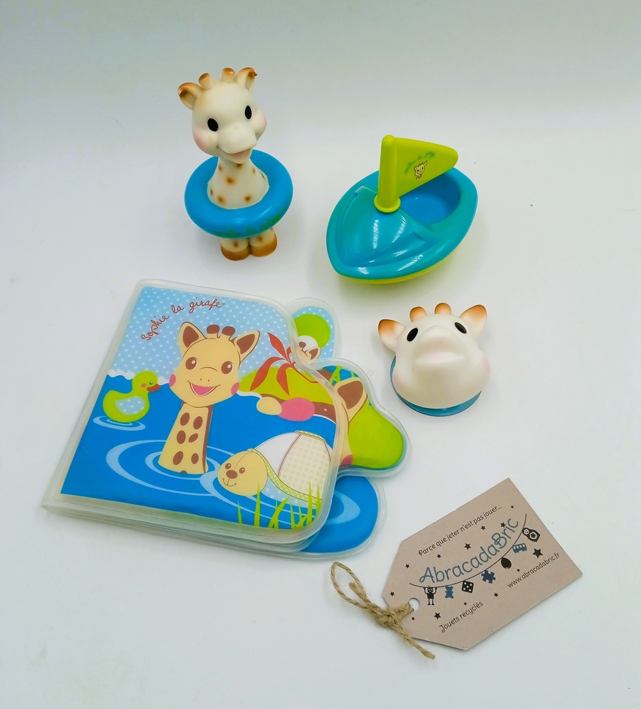 4 jouets de bain - SOPHiE LA GiRAFE