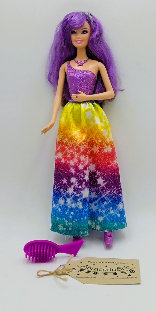 Barbie robe arc en ciel - MATTEL 