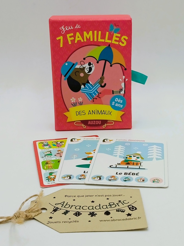 Jeu de 7 familles des animaux - AUZOU 