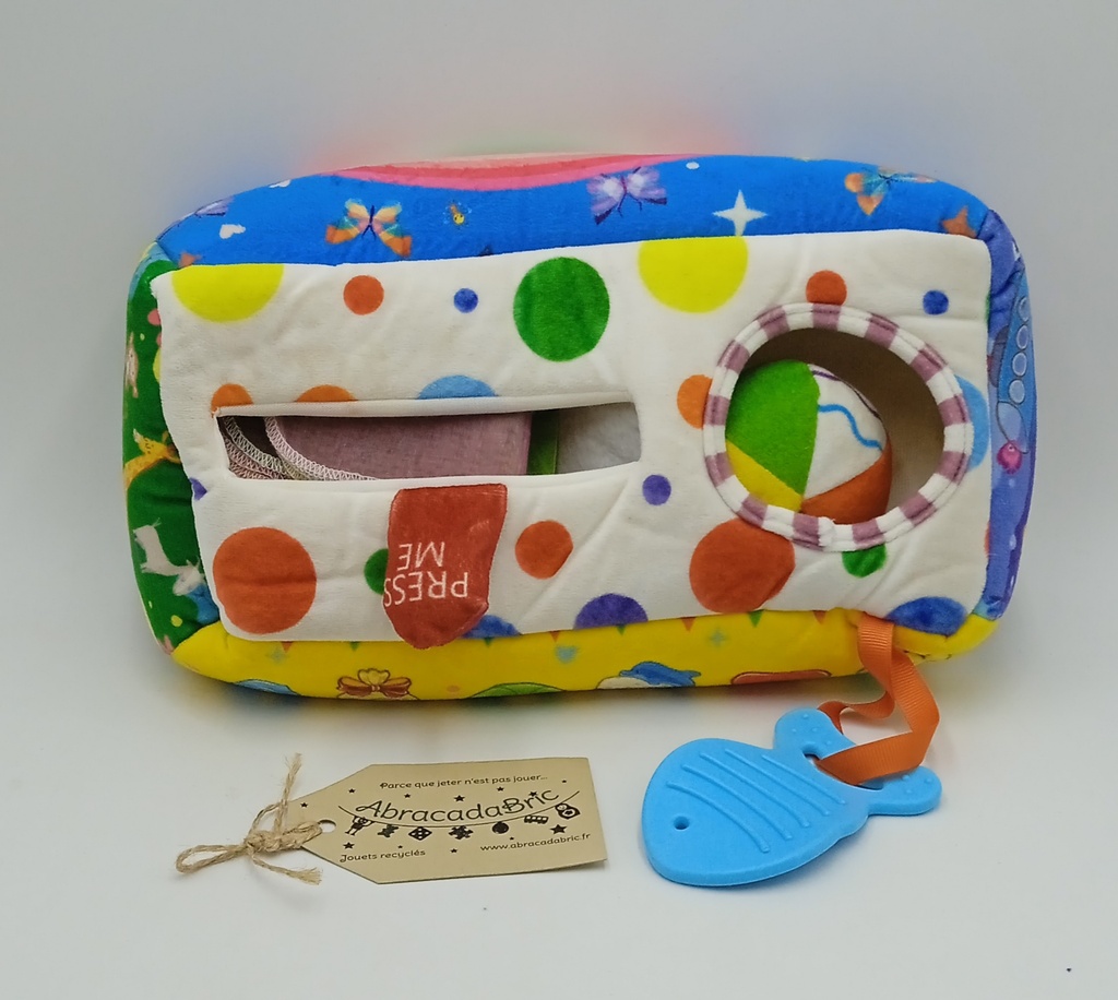 Boite à mouchoirs jouets sensoriel tissu - AUNEY