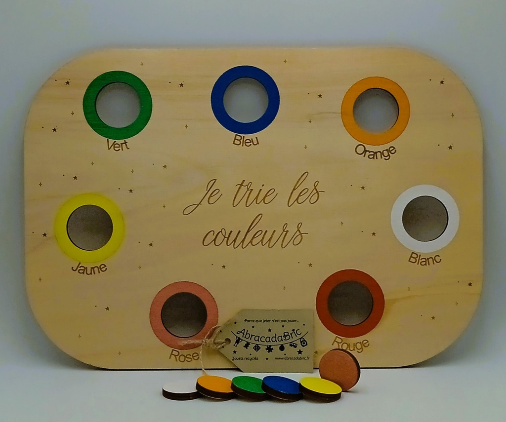 Je trie les couleurs - ABRACA BEBE