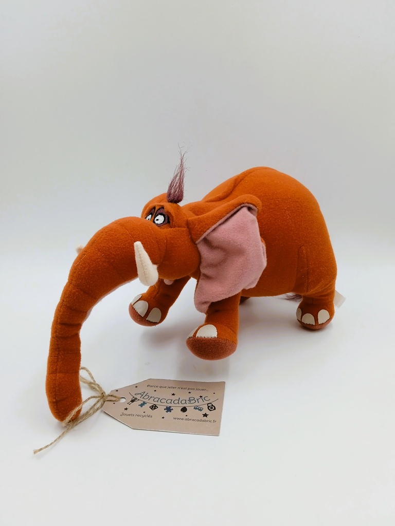 Peluche éléphant tantor 26cm