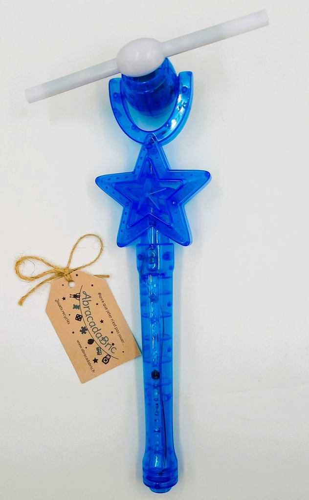 Baguette étoile lumineuse tournoyante avec musique
