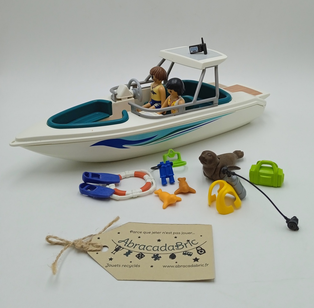 Bateau avec plongeurs - PLAYMOBiL