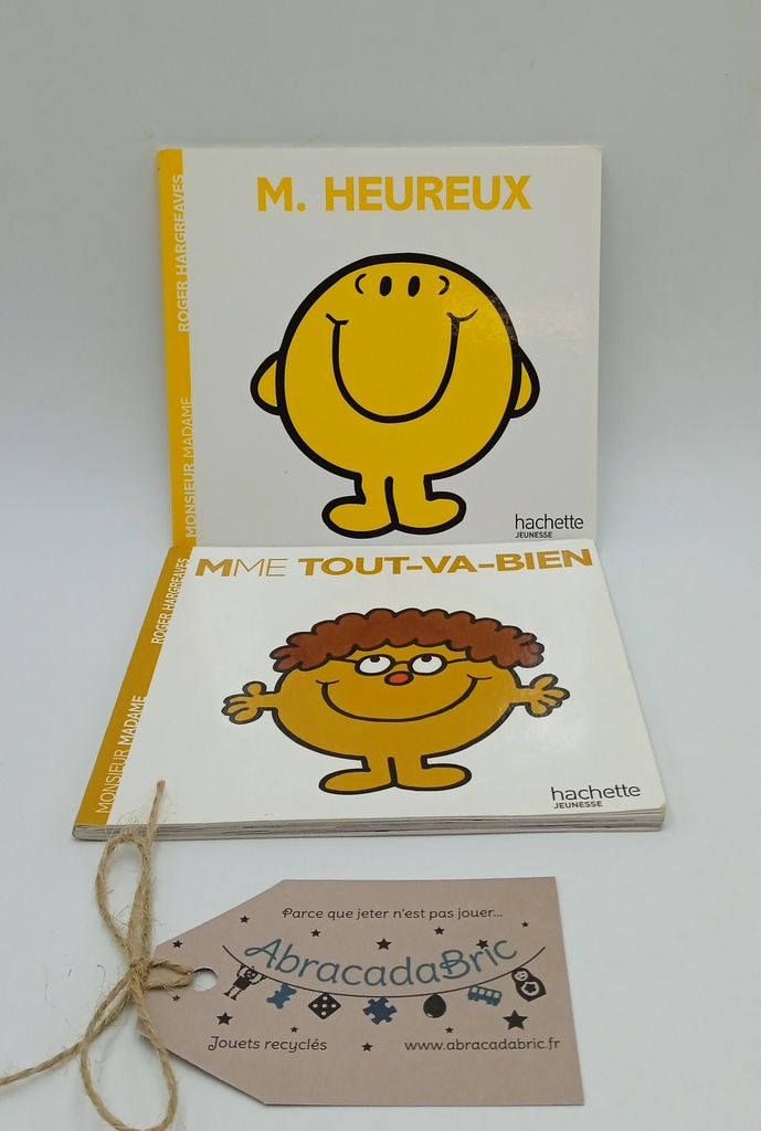 "M. Heureux" & "MME Tout va bien" - HACHETTE   