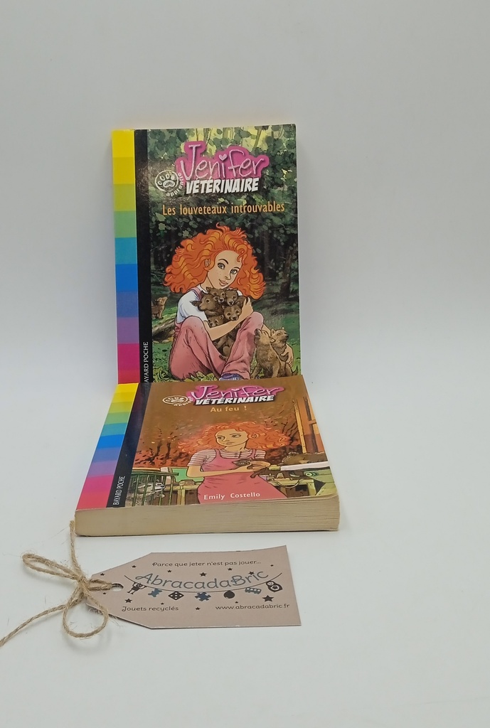 Jenifer apprentie vétérinaire : "Les louveteaux introuvables" et "Au feu !" - BAYARD POCHE