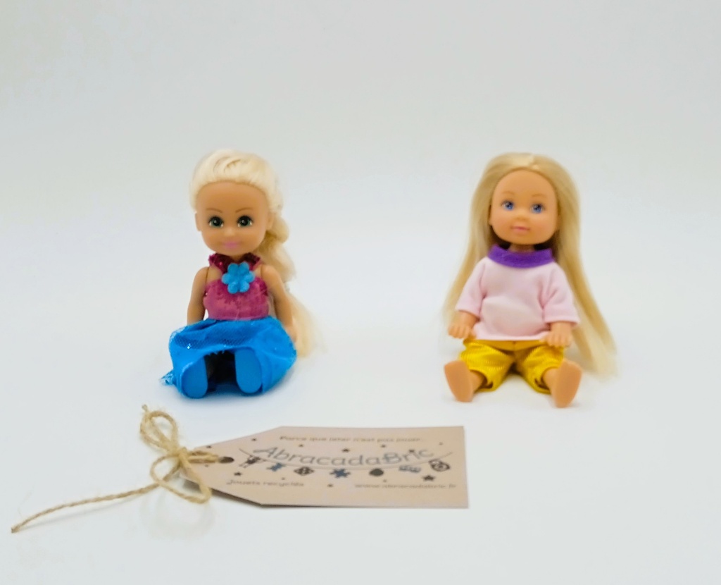 Lot 2 petites poupées 10cm - SIMBA 