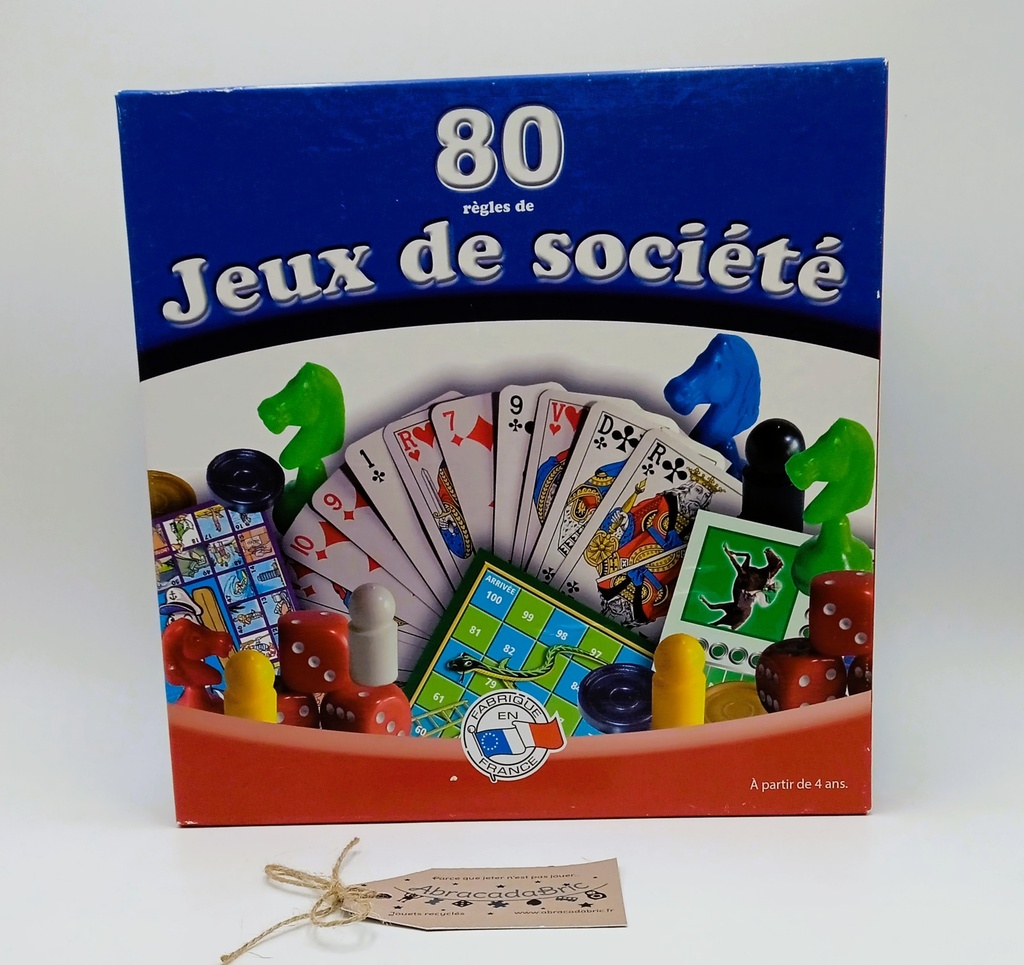 80 règles de jeux de société 