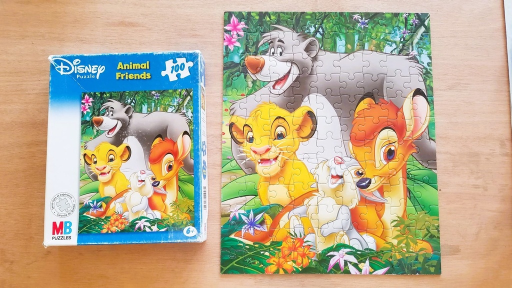 Puzzle Disney animal friends -100p - MB PUZZLES