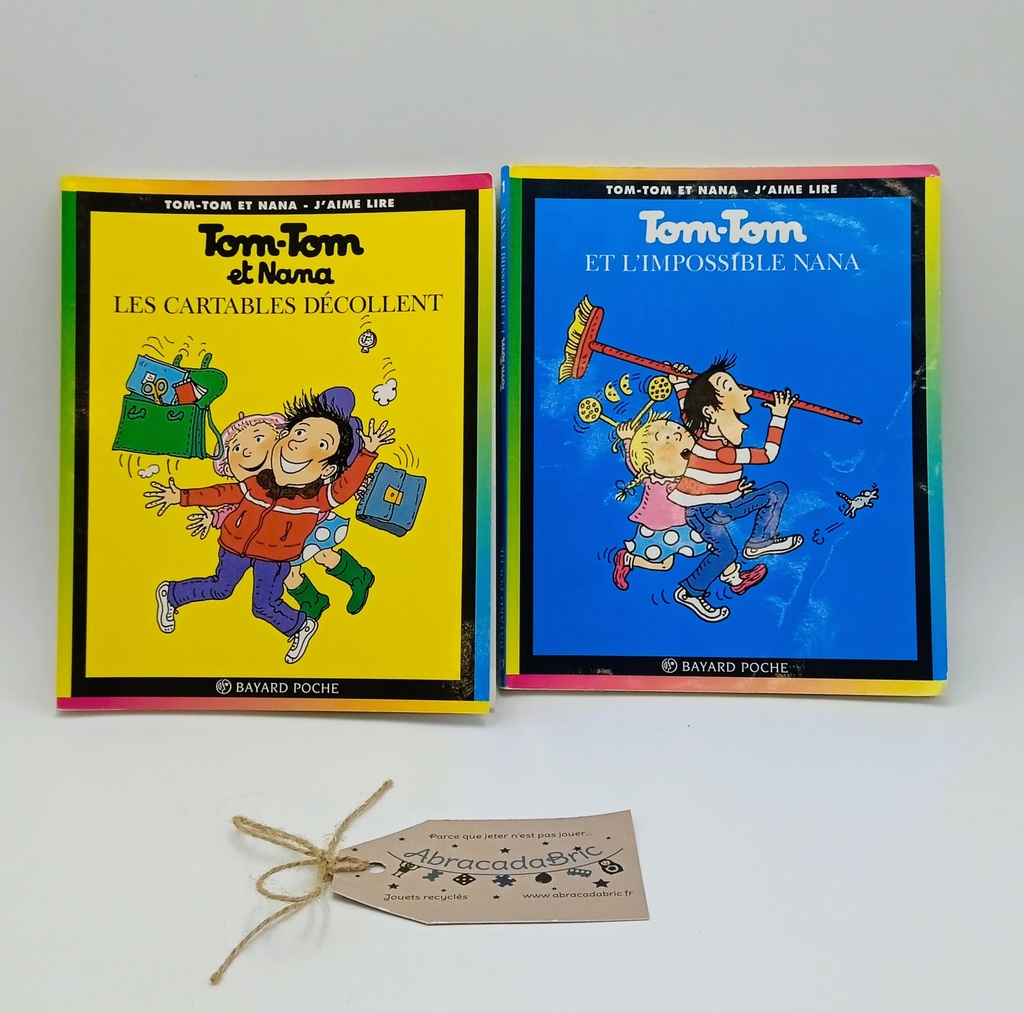 Tom-Tom et Nana "les cartables décollent" et Tom-Tom "et l'impossible Nana" -  BAYARD 