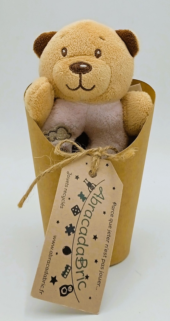 Doudou hochet ours - PETiPOUCE