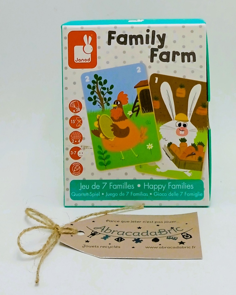 Jeu de 7 familles ferme - JANOD