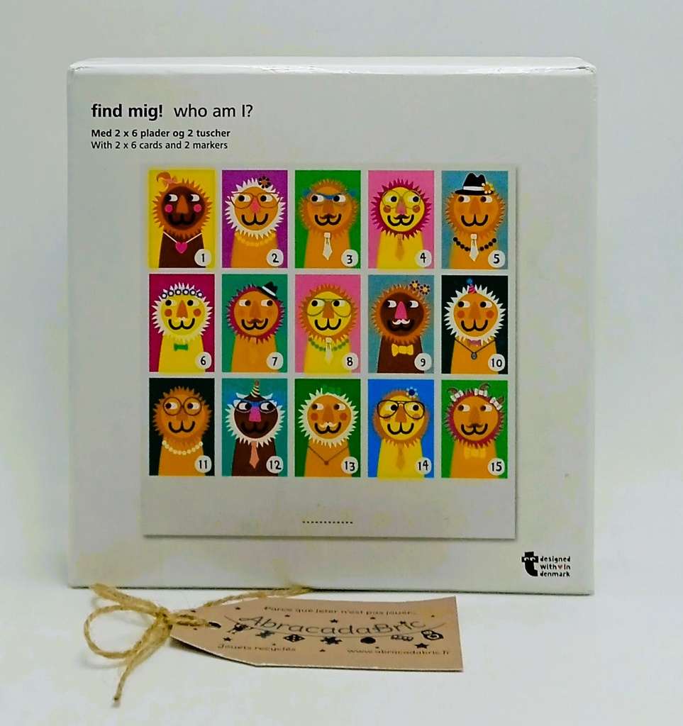 Find mig! who am i? - DESiGNED WiTH iN DANEMARK