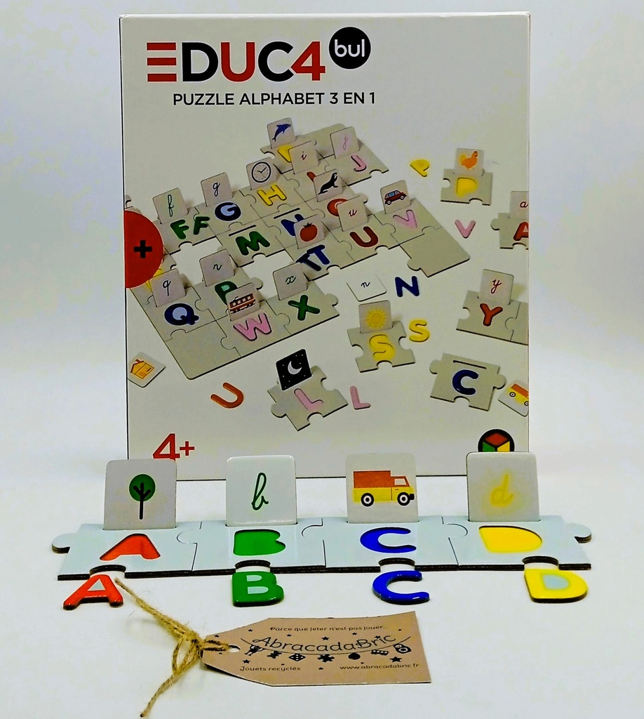 Puzzle alphabet 3 en 1 - OXYBUL  