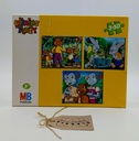 Puzzles les copains de la forêt -2X50 pièces - MB PUZZLES