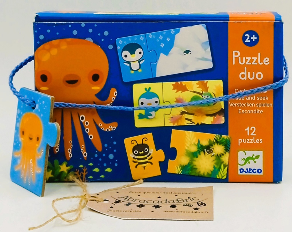 Puzzle duo "cache-cache" - DJECO  