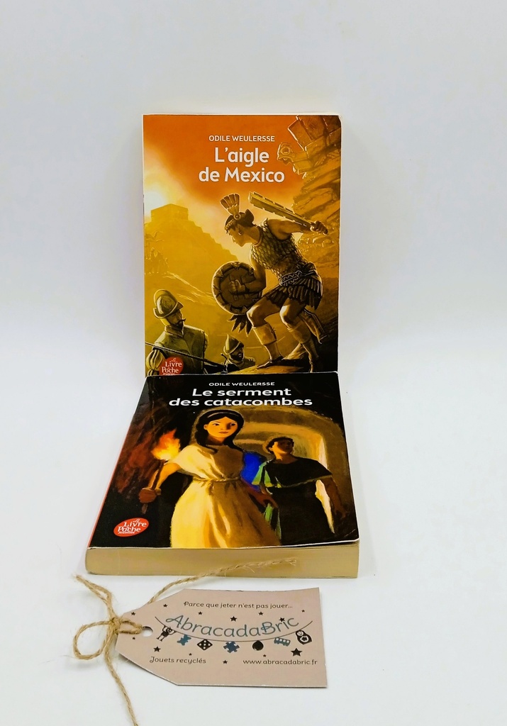Lot x2 "L'aigle de Mexico" et "Le serment des catacombes" - LiVRE de POCHE 