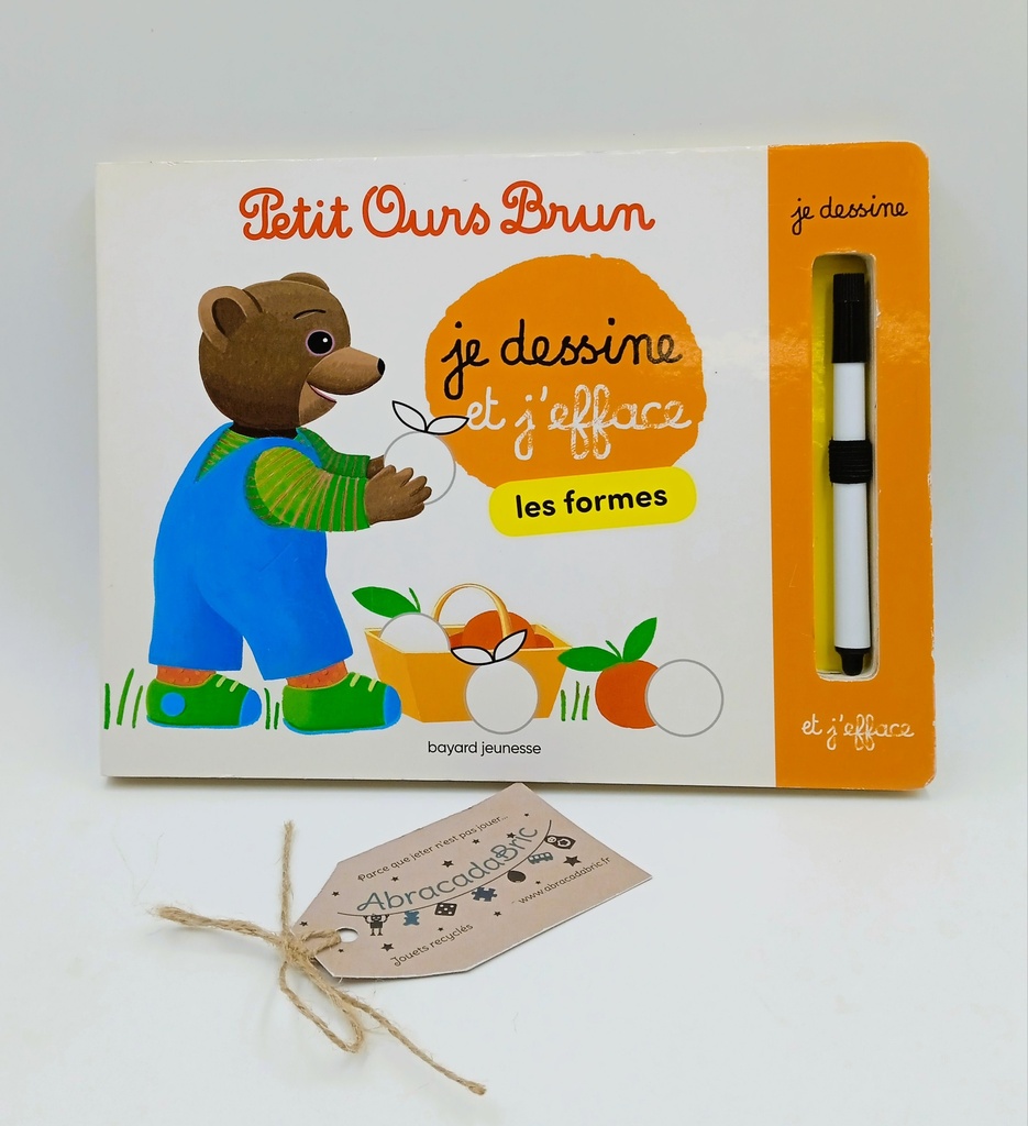 "Je dessine et j'efface les formes" Petit ours brun - BAYARD