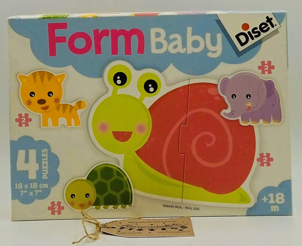 Form baby puzzle animaux 4x2 - DiSET