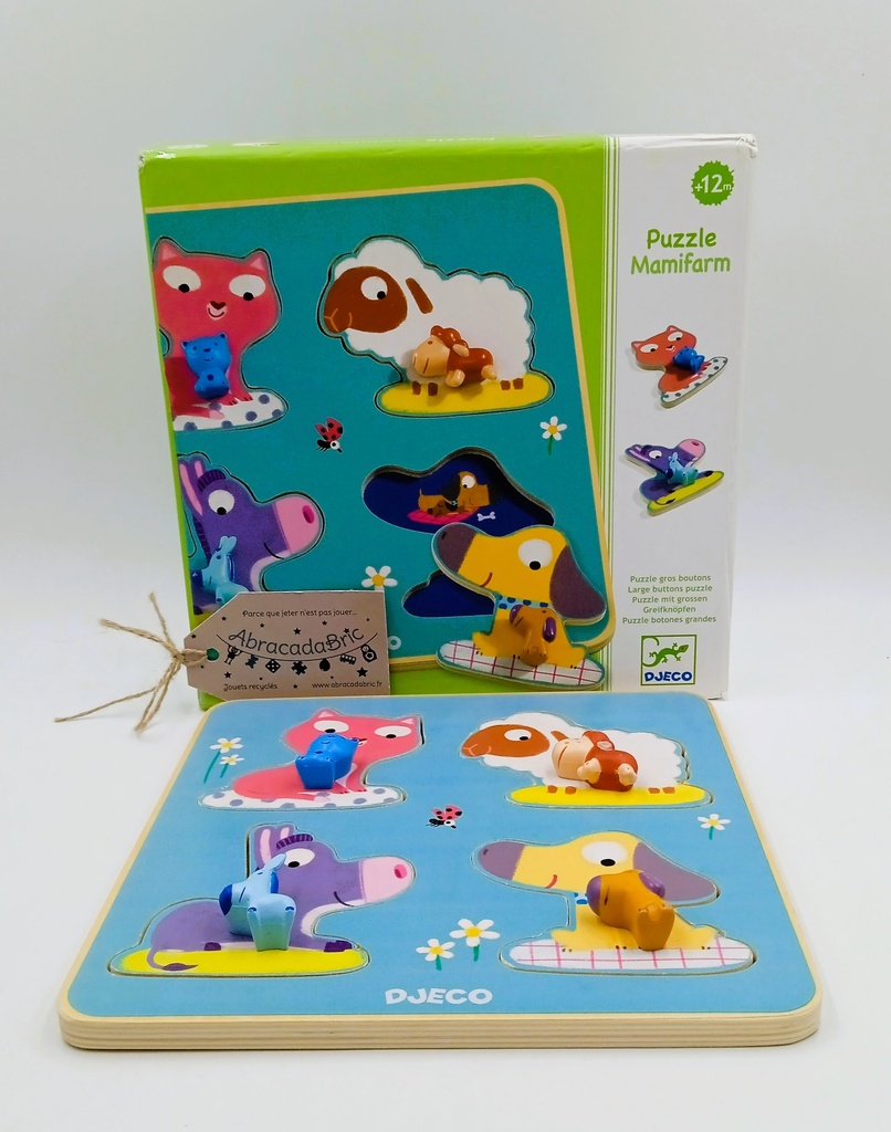 Puzzle Mamifarm - DJECO