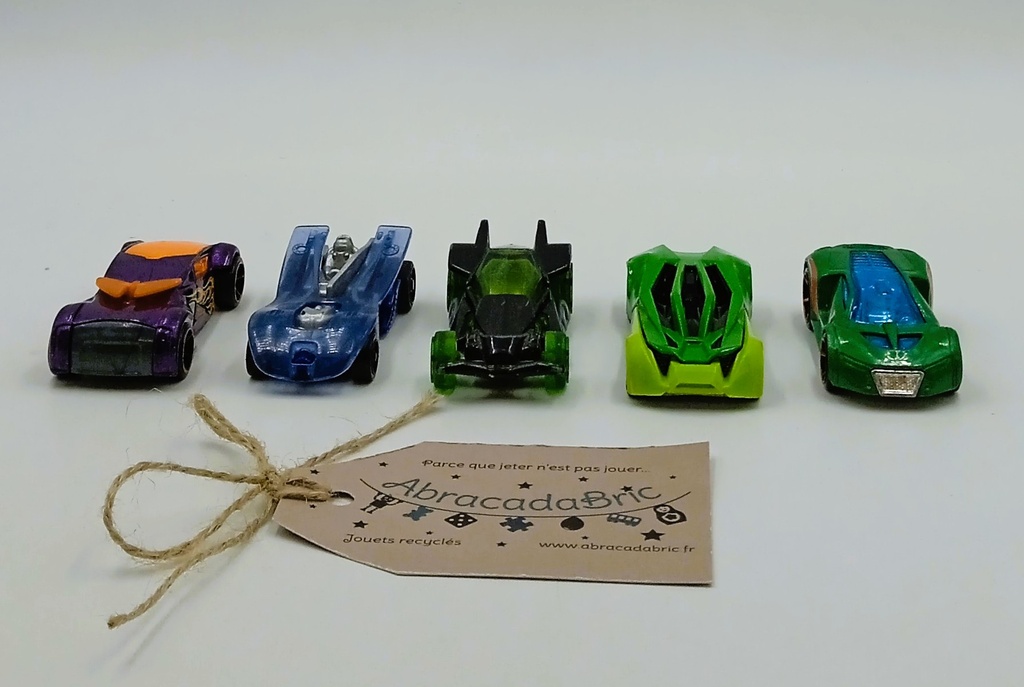 Lot de 5 voitures - MATTEL 