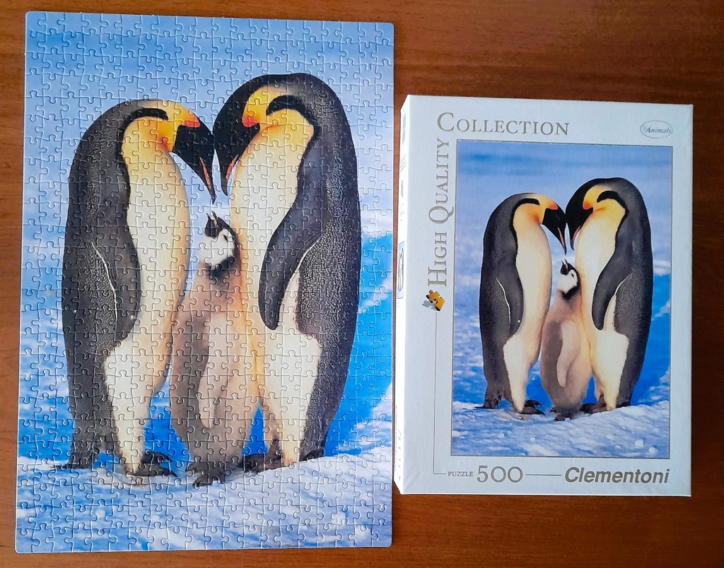 Puzzle "penguin's family" 500p - CLEMENTONi  