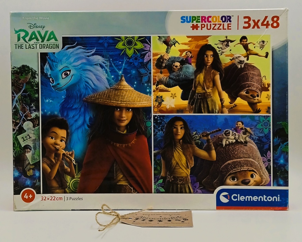 Puzzle "Raya and the last dragon" 3x48p - CLEMENTONi 