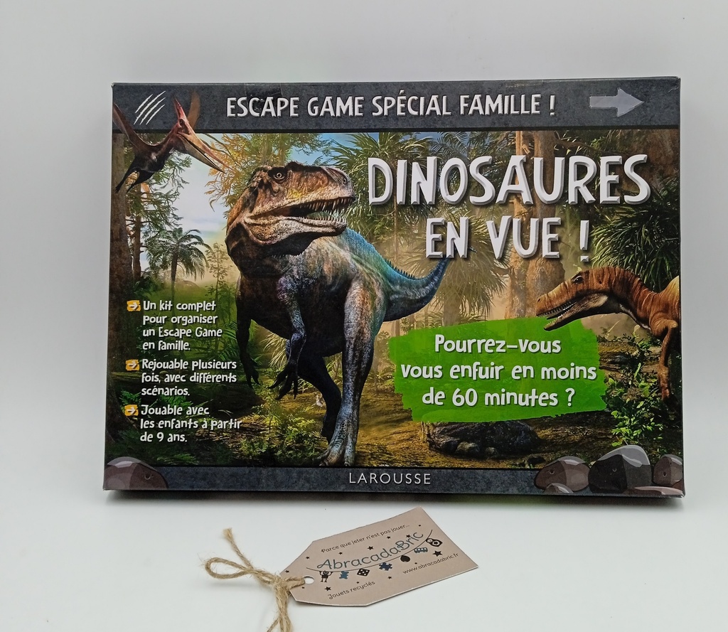 Escape game "Dinosaures en vue"-LAROUSSE