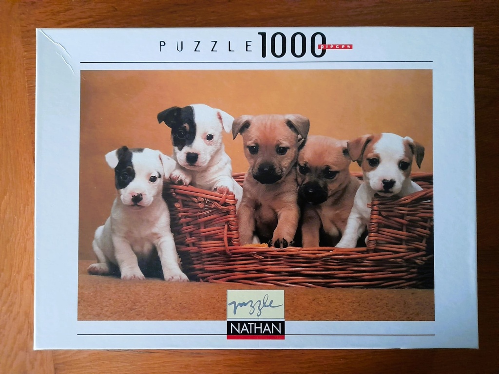 Puzzle "dans la corbeille"- 1000p - NATHAN 