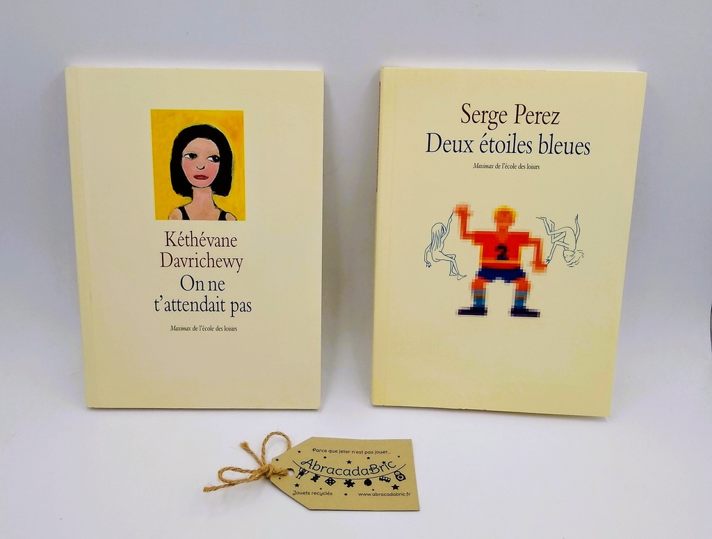 "On ne t'attendais pas" et "Deux étoiles bleues"- ÉCOLE DES LOiSiRS 