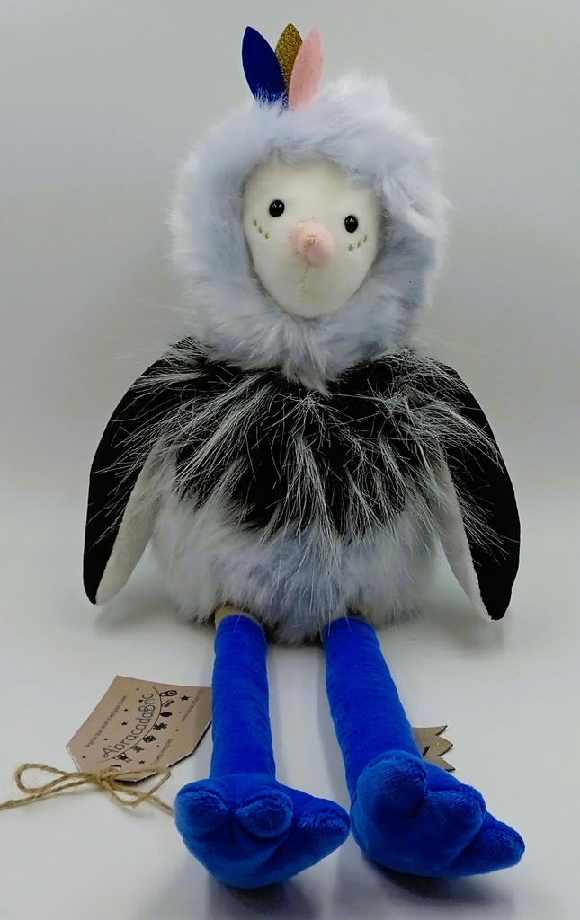 Peluche oiseau Piaf Pouf 55cm - HiSTOiRE D'OURS 