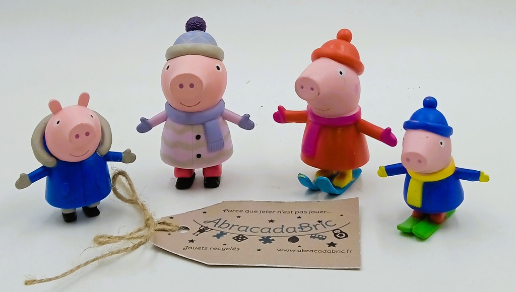 Figurines Peppa Pig x 4