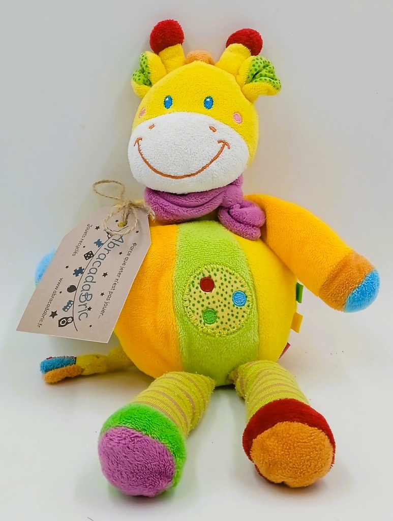 Doudou girafe 30cm - POMMETTE  