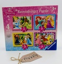 Disney princess 4x 12p,16p,20p,24p - RAVENSBURGER 