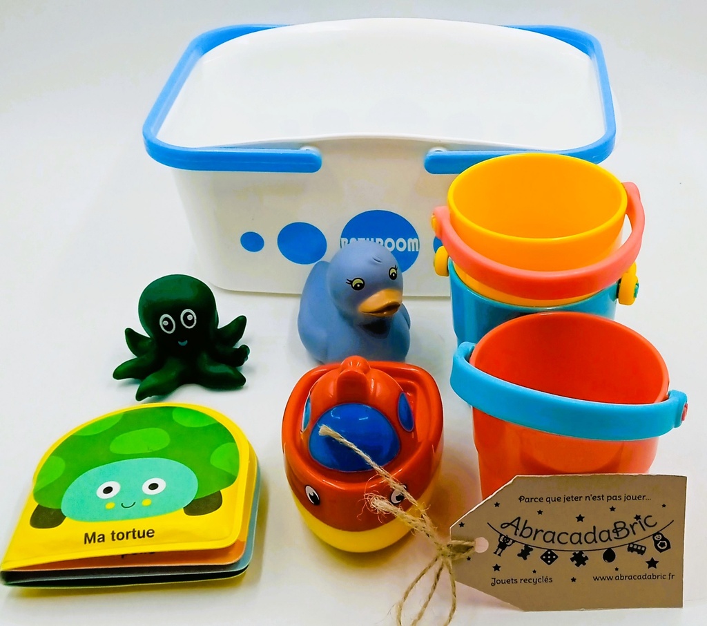 Jeu de bain avec panier